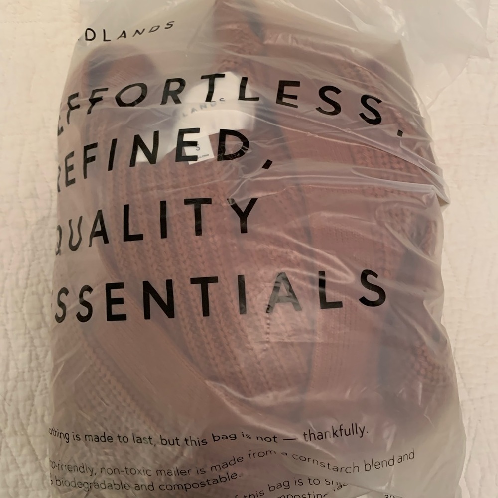 NWT Tradlands Shelter Cotton Cardigan Sienna